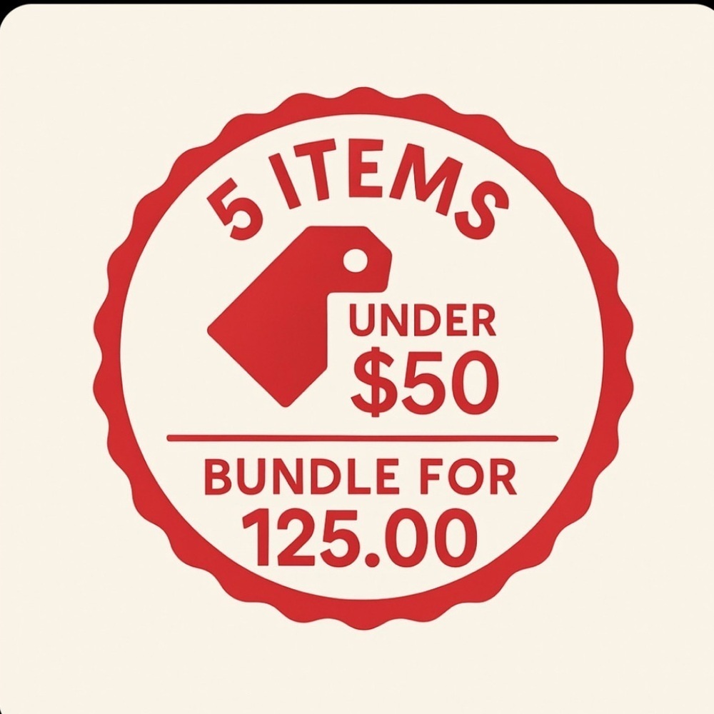 Red Promotional Bundle Offer Sign